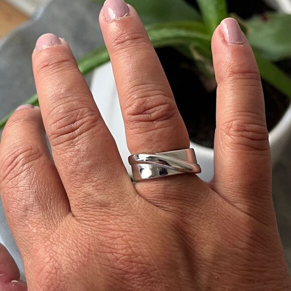 The Energy Band Ring in 925 silver adjustable - Picture 3 of 11